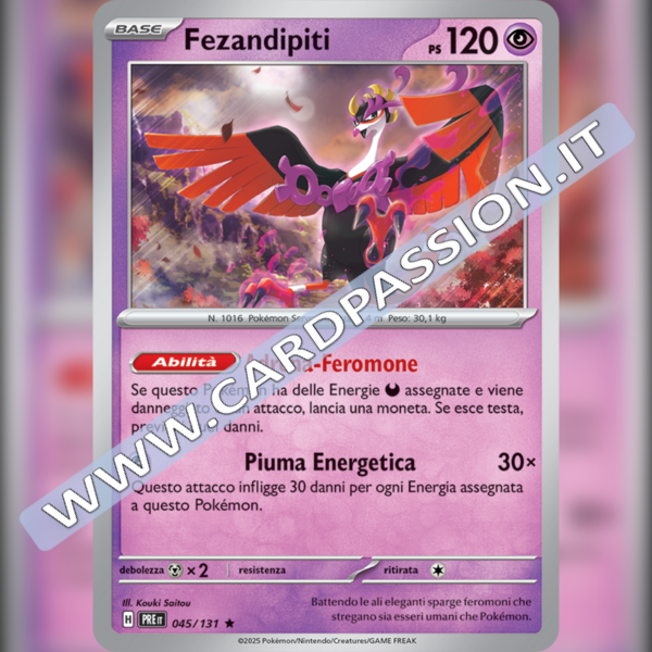 045/131 Fezandipiti Holo | Evoluzioni Prismatiche