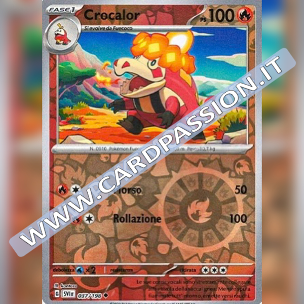 037/198 Crocalor Reverse | Scarlatto e Violetto