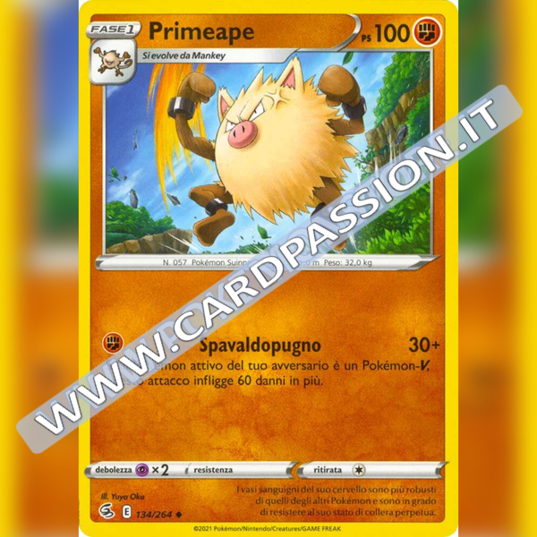 134/264 Primeape | Colpo Fusione - Card Passion