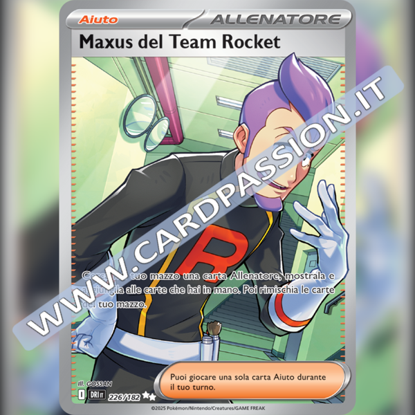 226/182 Maxus del Team Rocket (Full Art) | Rivali Predestinati