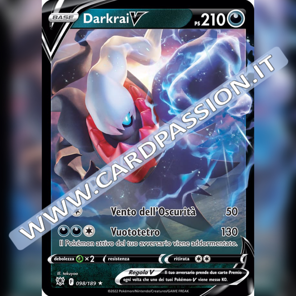 098/189 Darkrai V | Lucentezza Siderale - Card Passion