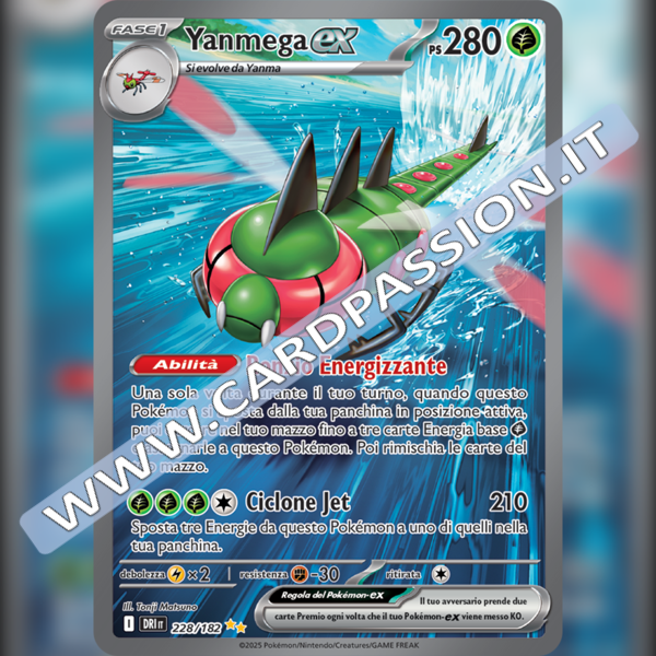 228/182 Yanmega-ex (Alternative Art) | Rivali Predestinati