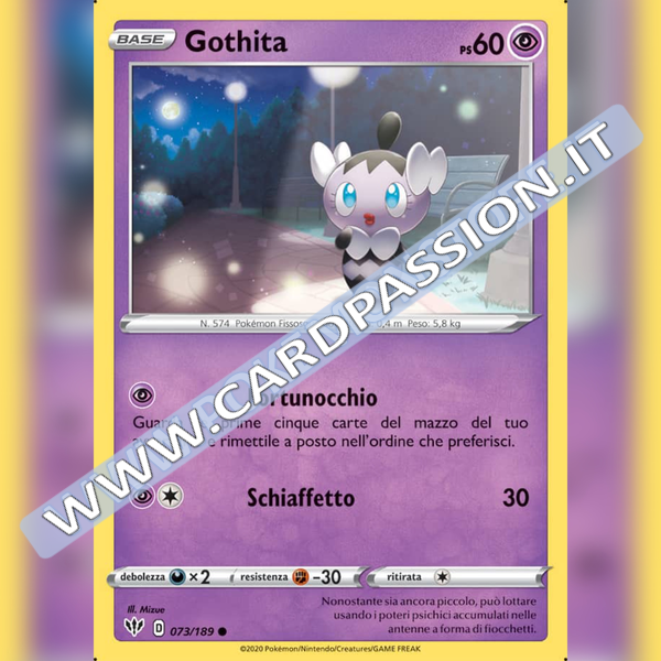 073/189 Gothita Comune | Fiamme Oscure - Card Passion