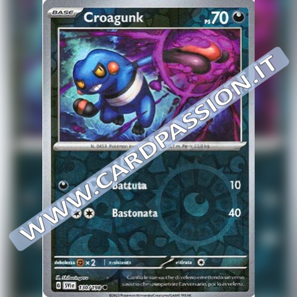 130/198 Croagunk Reverse | Scarlatto e Violetto