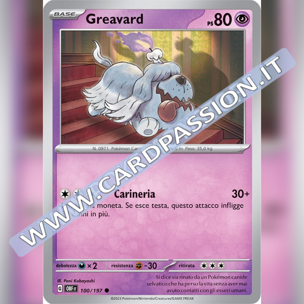 100/197 Greavard | Ossidiana Infuocata