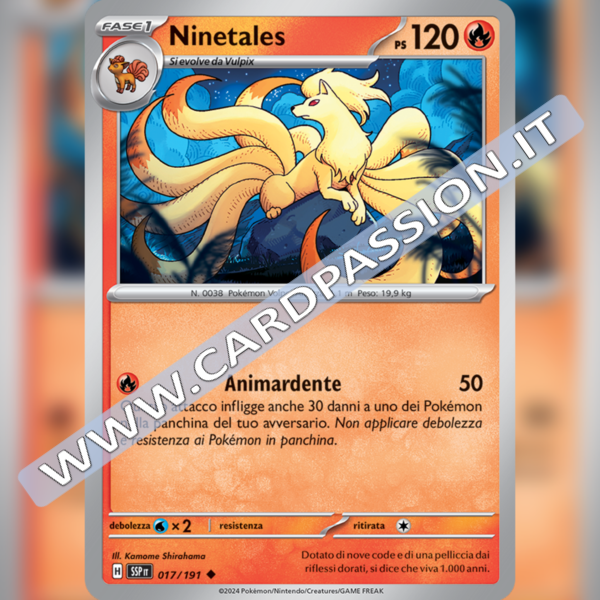 017/191 Ninetales | Scintille Folgoranti