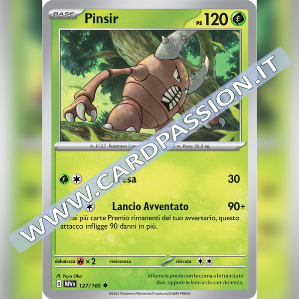 127/165 Pinsir | Scarlatto e Violetto 151