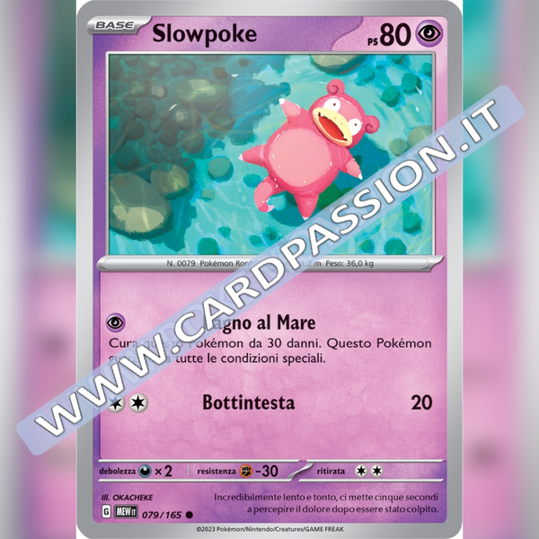 079/165 Slowpoke | Scarlatto e Violetto 151