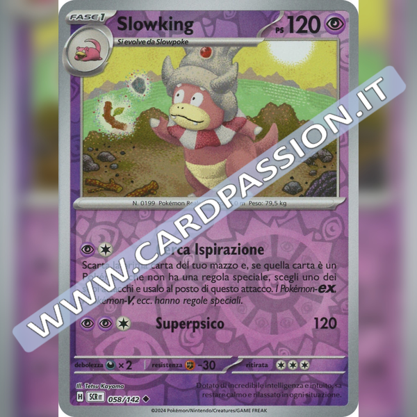 058/142 Slowking Reverse | Corona Astrale