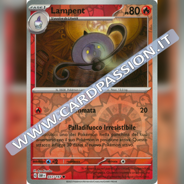 037/197 Lampent Reverse | Ossidiana Infuocata