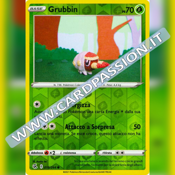 018/264 Grubbin Reverse | Colpo Fusione - Card Passion