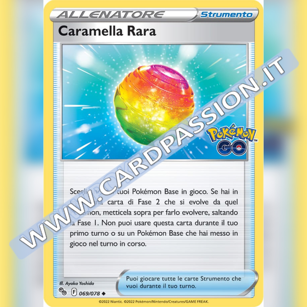 069/078 Caramella Rara Non Comune | Pokemon GO - Card Passion