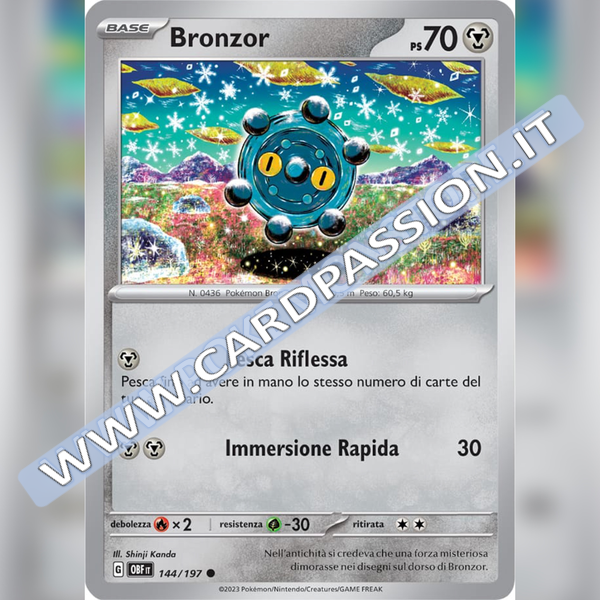 144/197 Bronzor | Ossidiana Infuocata