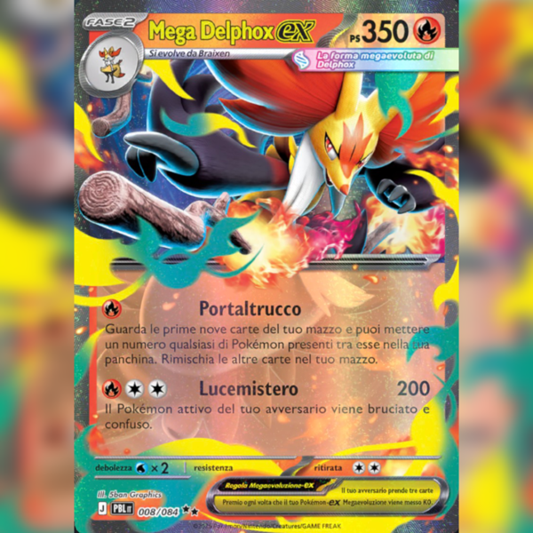 008/084 Mega Delphox-ex | Buio Pesto