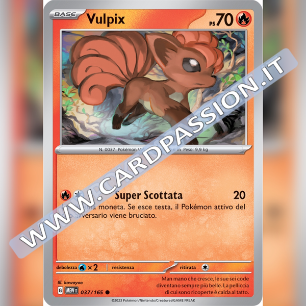037/165 Vulpix | Scarlatto e Violetto 151