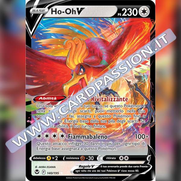 140/195 Ho-Oh V | Tempesta Argentata