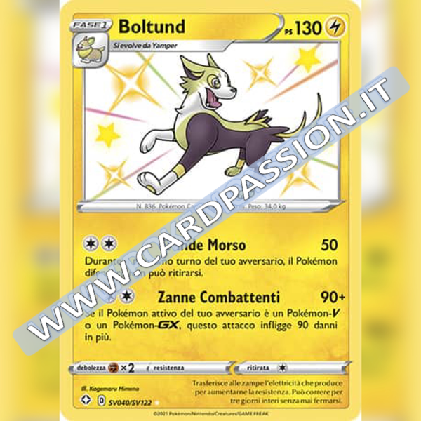 SV040/SV122 Boltund Baby Shiny | Destino Splendente - Card Passion