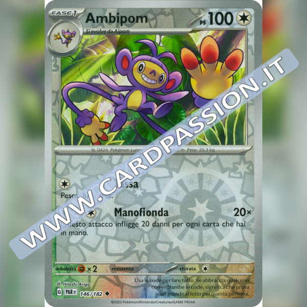 146/182 Ambipom Reverse | Paradosso Temporale