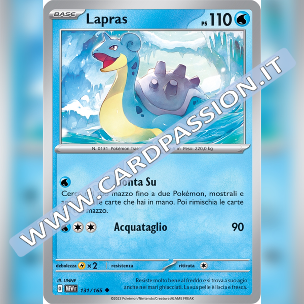 131/165 Lapras | Scarlatto e Violetto 151