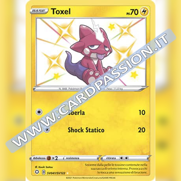 SV041/SV122 Toxel Baby Shiny | Destino Splendente - Card Passion