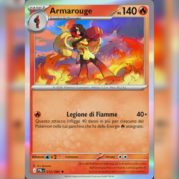 012/084 Armarouge Holo | Buio Pesto