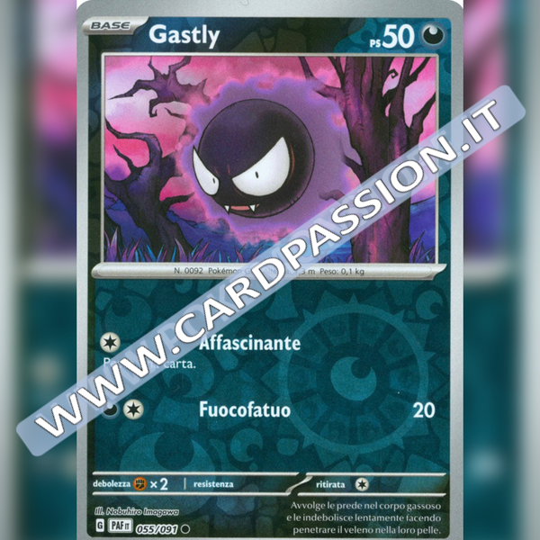 055/091 Gastly Reverse | Destino di Paldea