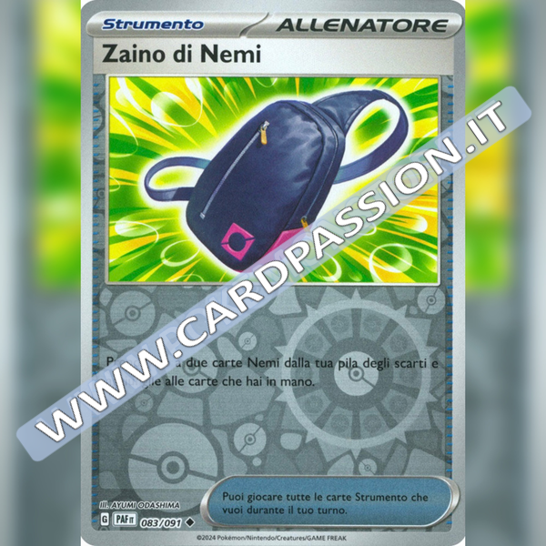 083/091 Zaino di Nemi Reverse | Destino di Paldea