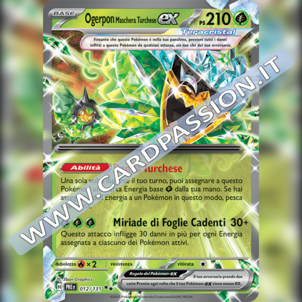 012/131 Ogerpon Maschera Turchese ex | Evoluzioni Prismatiche