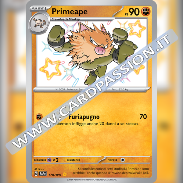 170/091 Primeape Shiny | Destino di Paldea