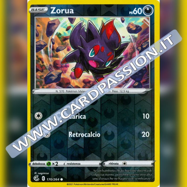 170/264 Zorua Reverse | Colpo Fusione - Card Passion