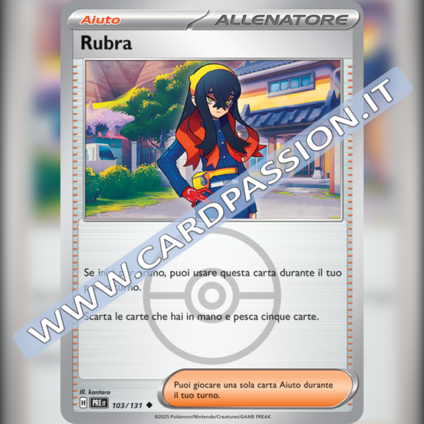 103/131 Rubra Poke Ball Reverse | Evoluzioni Prismatiche