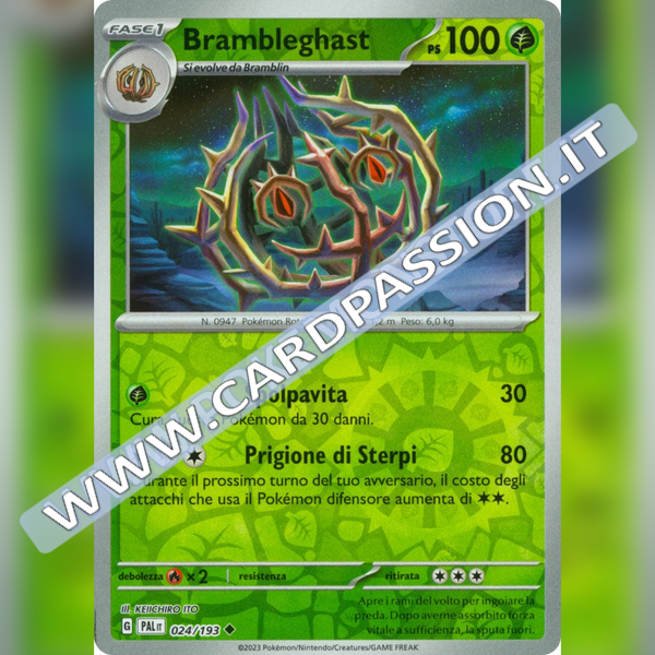 024/193 Brambleghast Reverse | Evoluzioni a Paldea