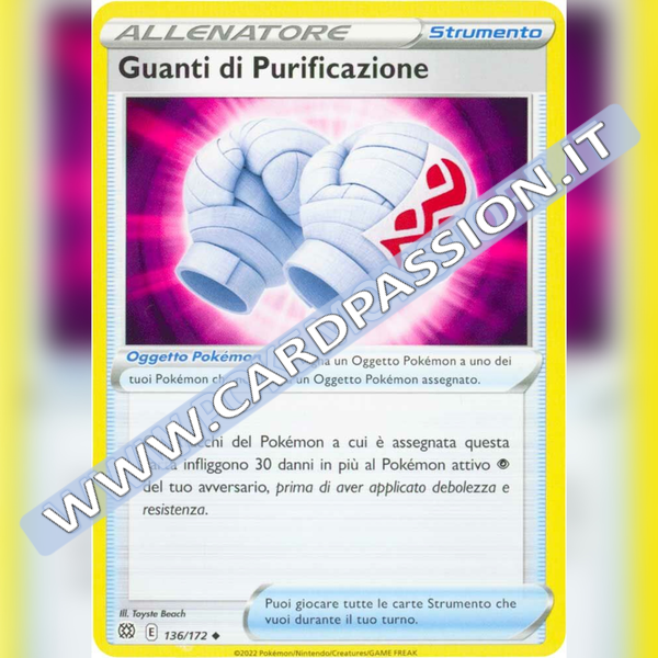 136/172 Guanti di Purificazione | Astri Lucenti - Card Passion