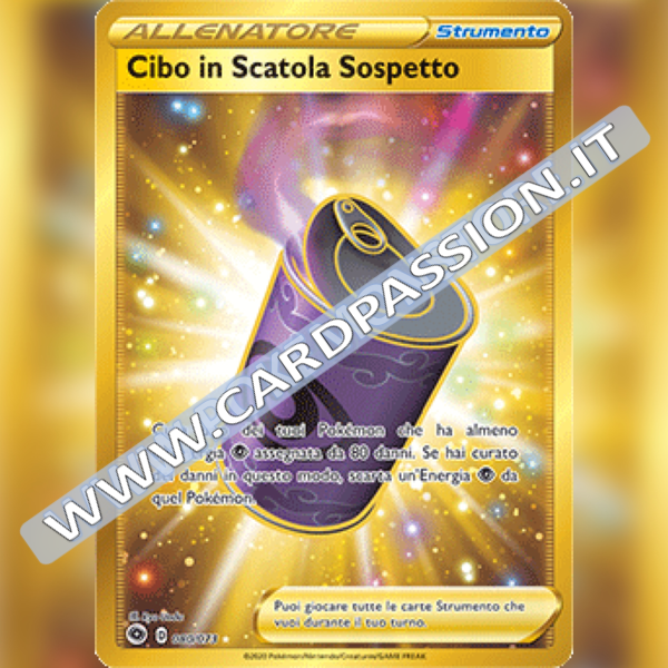 080/073 Cibo in Scatola Sospetto Gold | Futuri Campioni - Card Passion