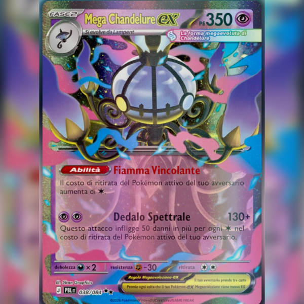 038/084 Mega Chandelure-ex | Buio Pesto