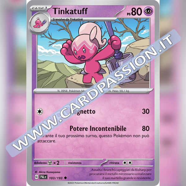 103/193 Tinkatuff | Evoluzioni a Paldea