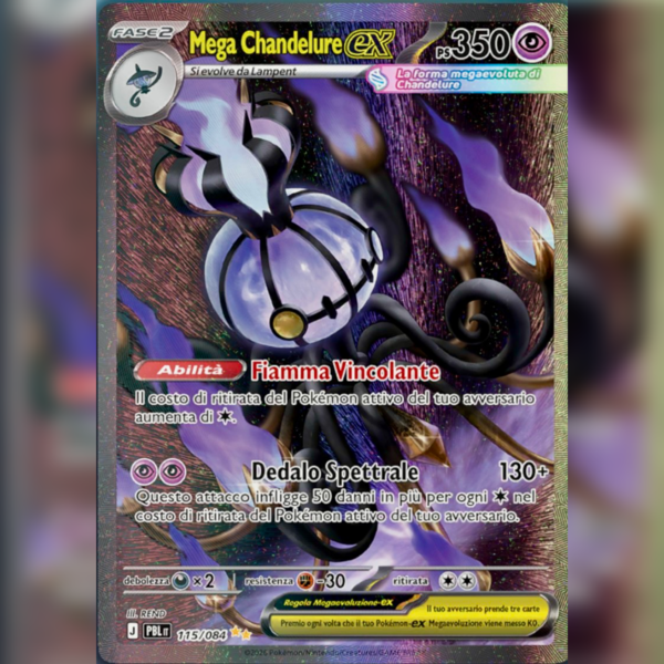 115/084 Mega Chandelure-ex (SAR) | Buio Pesto