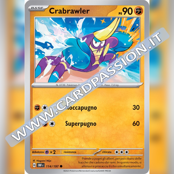114/197 Crabrawler | Ossidiana Infuocata