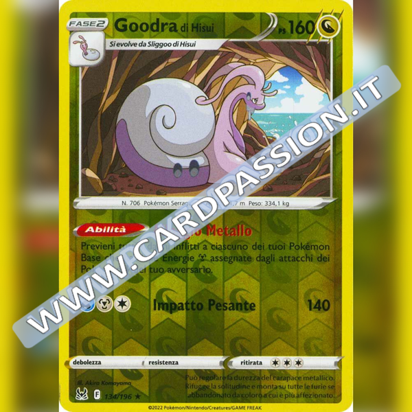 134/196 Goodra di Hisui Reverse | Origine Perduta - Card Passion