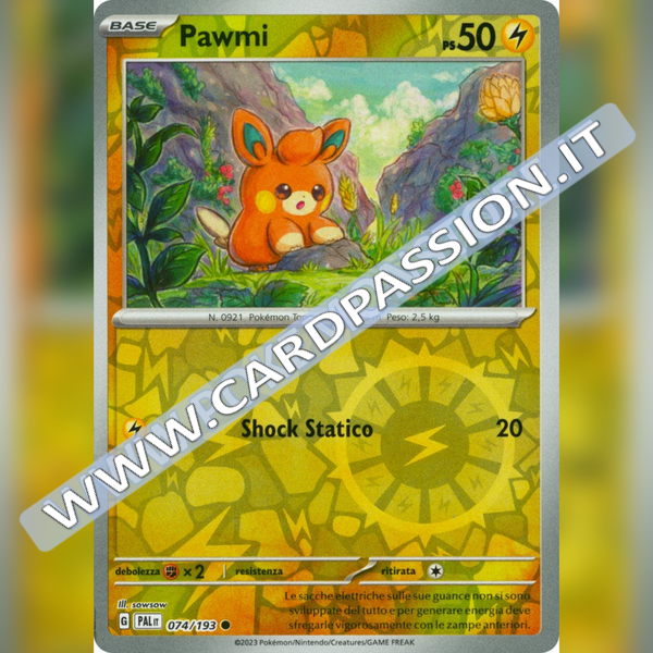 074/193 Pawmi Reverse | Evoluzioni a Paldea