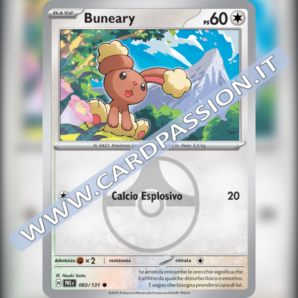 083/131 Buneary Master Ball Reverse | Evoluzioni Prismatiche