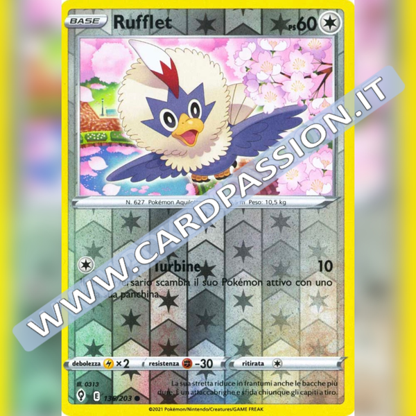 136/203 Rufflet Reverse | Evoluzioni Eteree - Card Passion