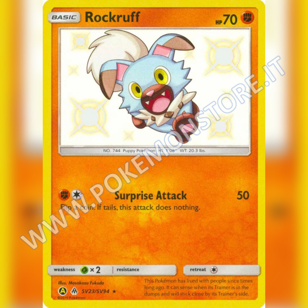 SV23/SV94 Rockruff Baby Shiny | Hidden Fates - Card Passion