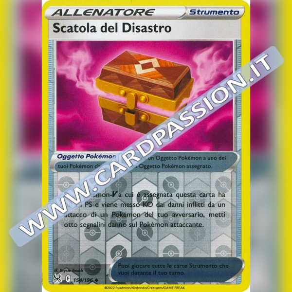 154/196 Scatola del Disastro Reverse | Origine Perduta - Card Passion