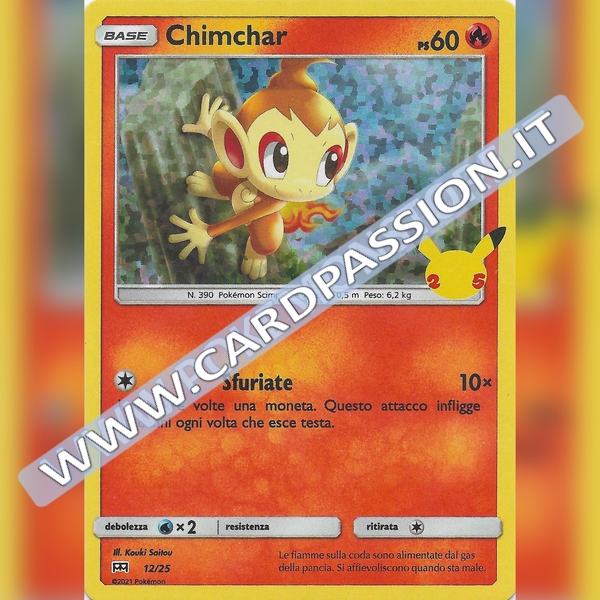 12/25 Chimchar Holo | McDonald's 25esimo Anniversario - Card Passion