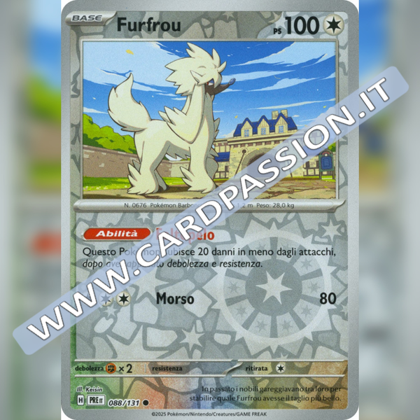 088/131 Furfrou Reverse | Evoluzioni Prismatiche