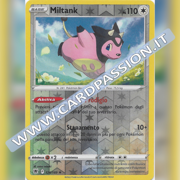 126/189 Miltank Rara Reverse | Lucentezza Siderale - Card Passion