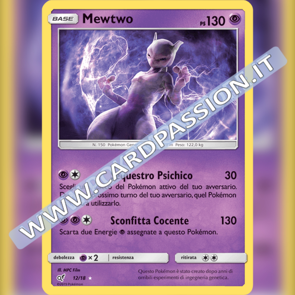 12/18 Mewtwo Holo | Detective Pikachu