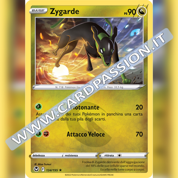 134/195 Zygarde | Tempesta Argentata