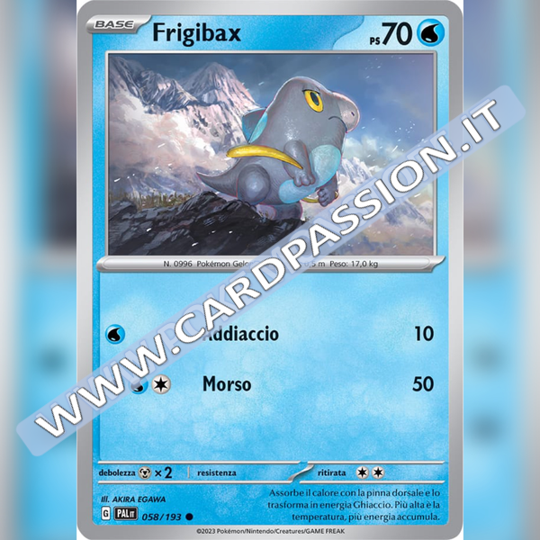 058/193 Frigibax | Evoluzioni a Paldea